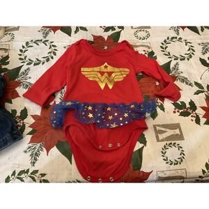 Wonder Woman Baby Girl One Piece 24 Months Outfit
